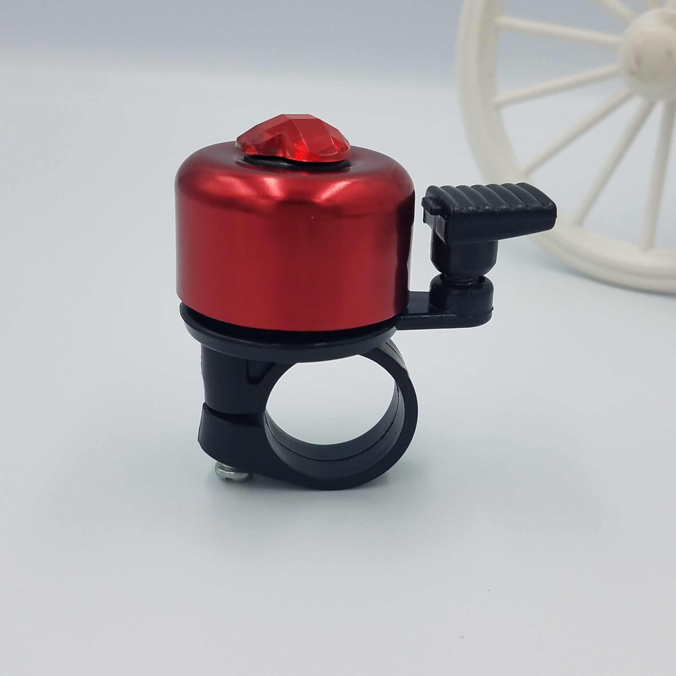 knocking small bicycle bell